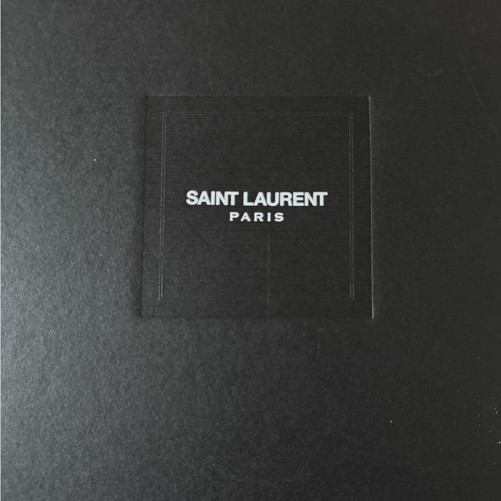 SAINT LAURENT Black Velvet & Silver Glitter Leopard Print High Tops Size 44.5 - Picture 4 of 9